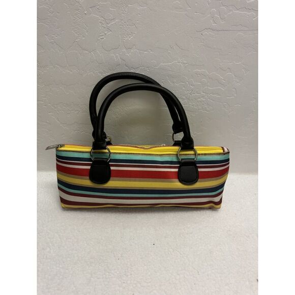 Primeware Multicolor Striped Insulated Double Handle Wine Cooler Bag‎ - Picture 3 of 6